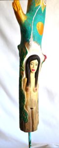 Peinture et sculpture sur bois
