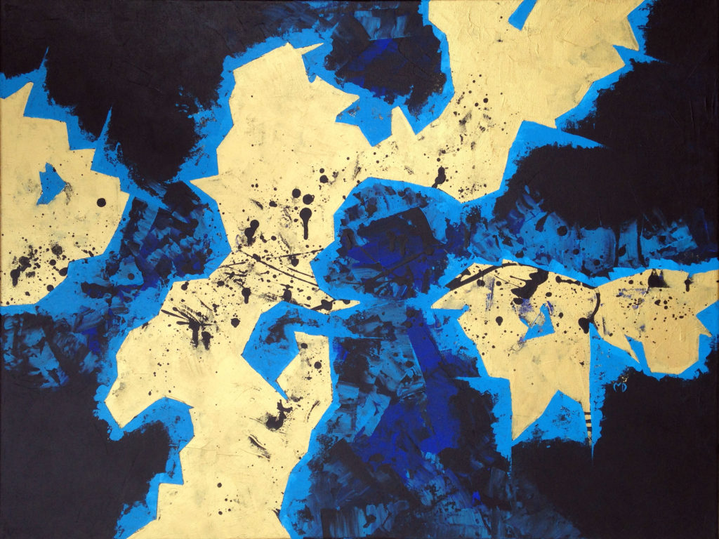 peinture acrylique abstrait